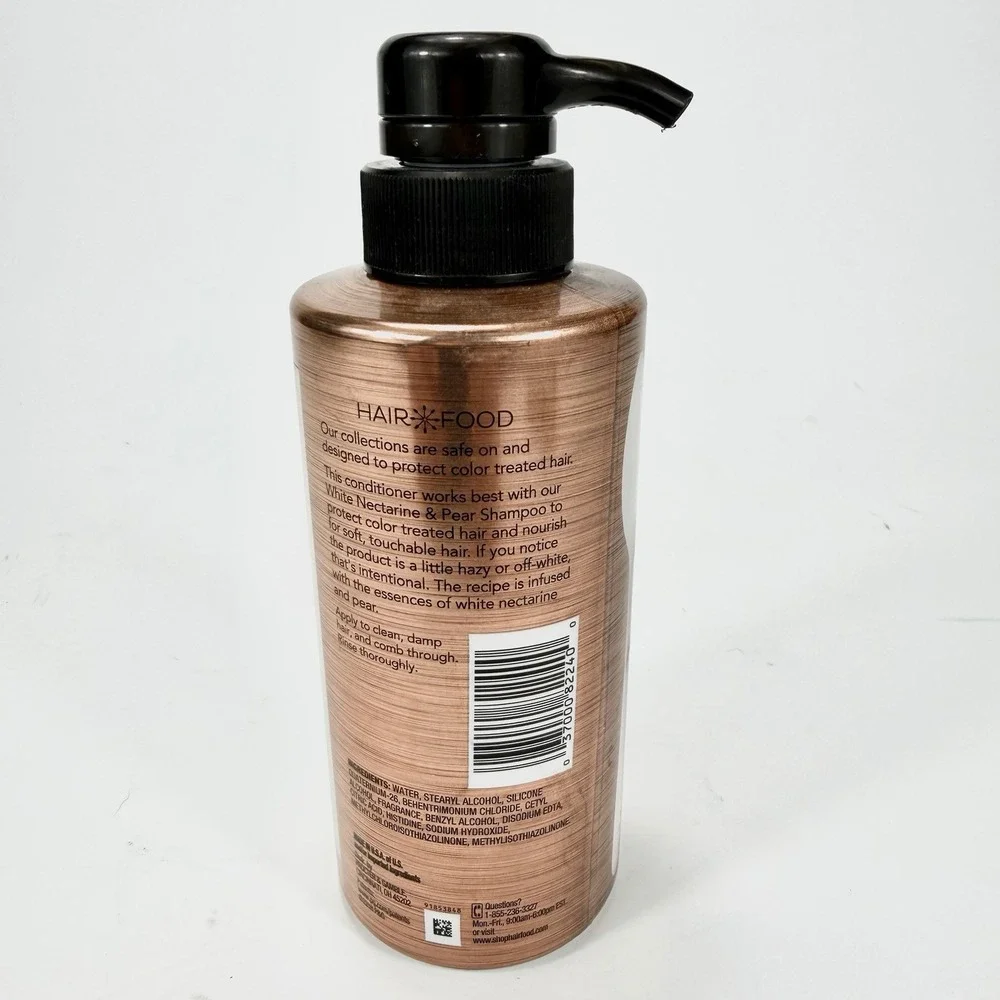 Hair Food Color Protect Conditioner White Nectarine & Pear 10.1 Fl Oz New